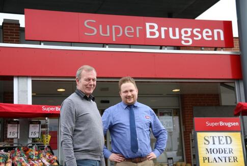 SuperBrugsen Østbirk får nyt indgangsparti