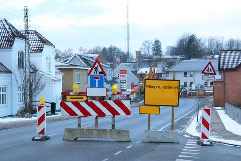 Ydingvej spærres atter for gennemkørsel