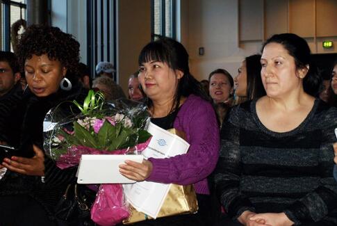 Lamphueng og Sepehr fik priser fra Sprogcenter Midt