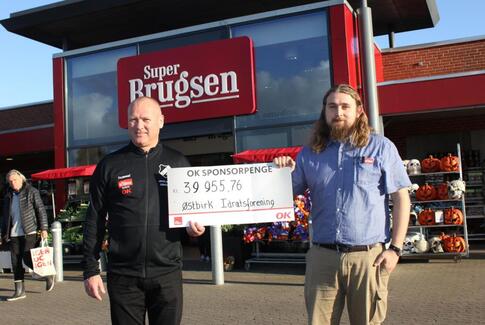 Kærkommen hjælp fra hovedsponsor