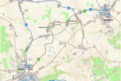Ny sti med afmærket rute fra Odder til Horsens