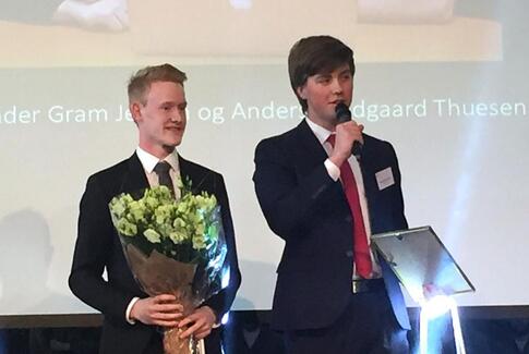 Gymnasieelev fra Horsens vinder Iværksætterprisen 2017