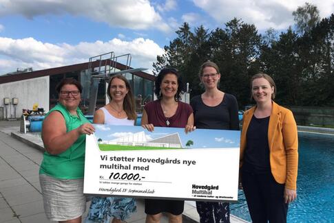 Hovedgård Svømmeklub støtter ny multihal