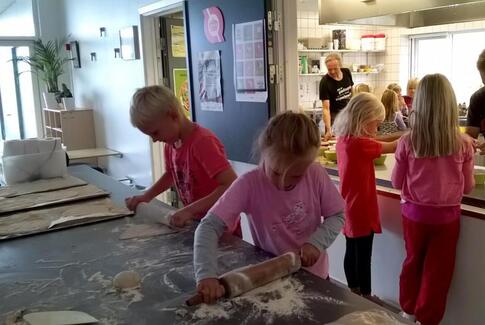 I daginstitution Østbirk spiser man godt