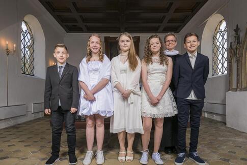 Konfirmeret i Yding Kirke